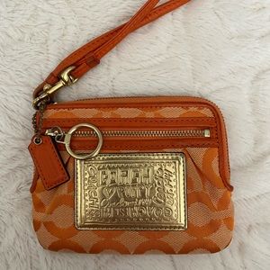 Coach small wristlet